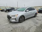 2019 Hyundai Elantra Limited Silver vin: KMHD84LF2KU730369