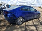 2019 Hyundai Elantra Preferred 4d Blue vin: KMHD84LF3KU791648