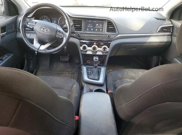 KMHD84LF3KU791648 2019 HYUNDAI ELANTRA Blue Vista del salpicadero
