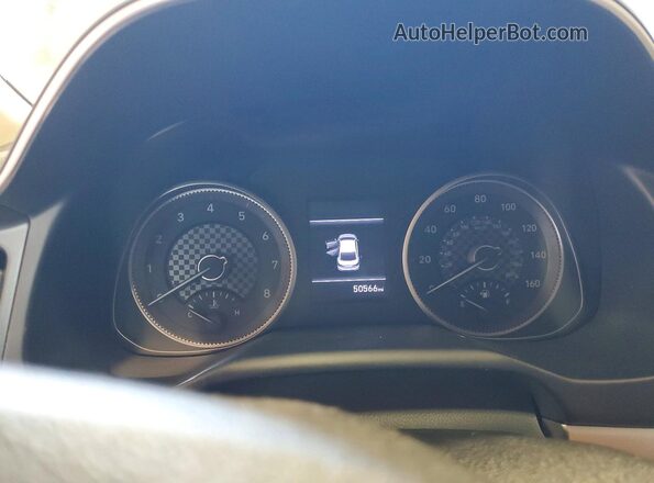 KMHD84LF3LU987767 2020 HYUNDAI ELANTRA Black Widok zestawu wskaźników