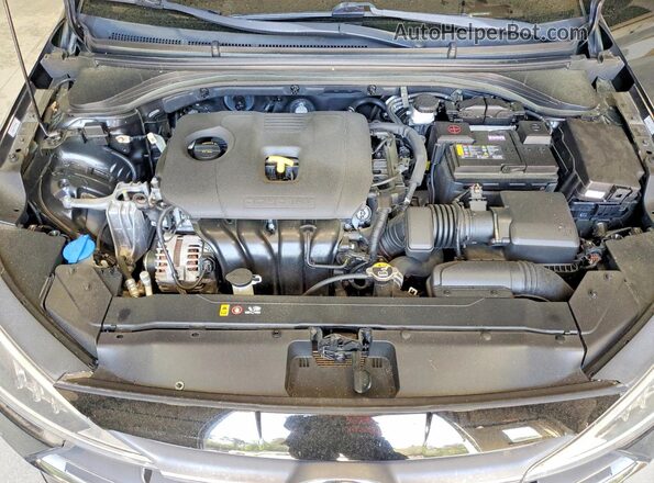 KMHD84LF3LU987767 2020 HYUNDAI ELANTRA Black Widok wnętrza z tyłu