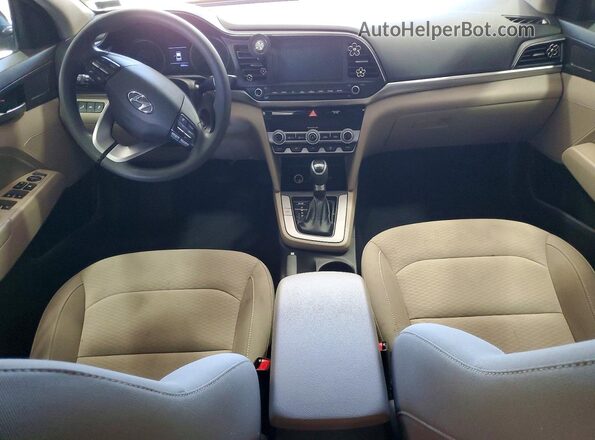 KMHD84LF3LU987767 2020 HYUNDAI ELANTRA Black Widok deski rozdzielczej