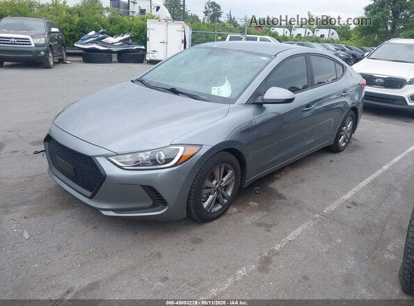 KMHD84LF4HU210411 2017 HYUNDAI ELANTRA Gray Vista tres cuartos delantera izquierda