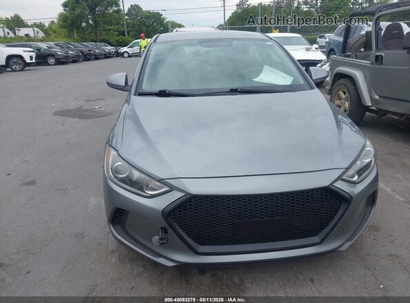 KMHD84LF4HU210411 2017 HYUNDAI ELANTRA Gray Vista frontal