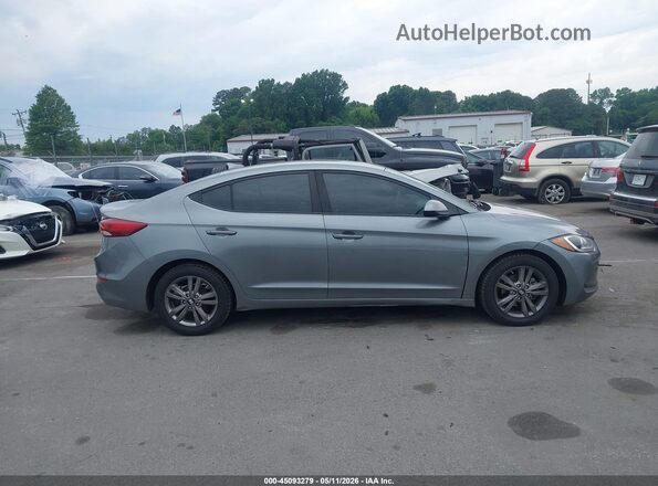 KMHD84LF4HU210411 2017 HYUNDAI ELANTRA Gray Vista interior trasera