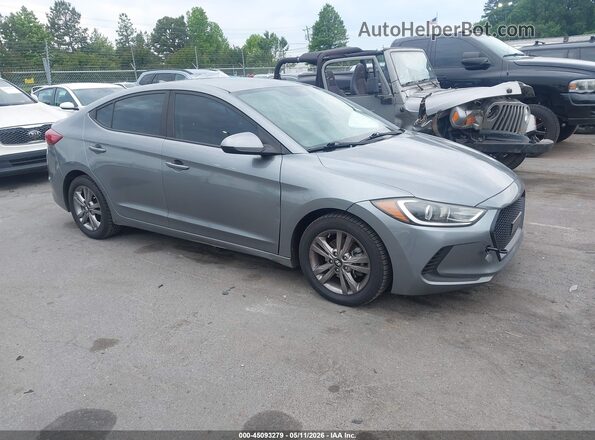 KMHD84LF4HU210411 2017 HYUNDAI ELANTRA Gray Delantero derecho