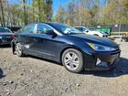 2020 Hyundai Elantra Sel Черный vin: KMHD84LF4LU051155
