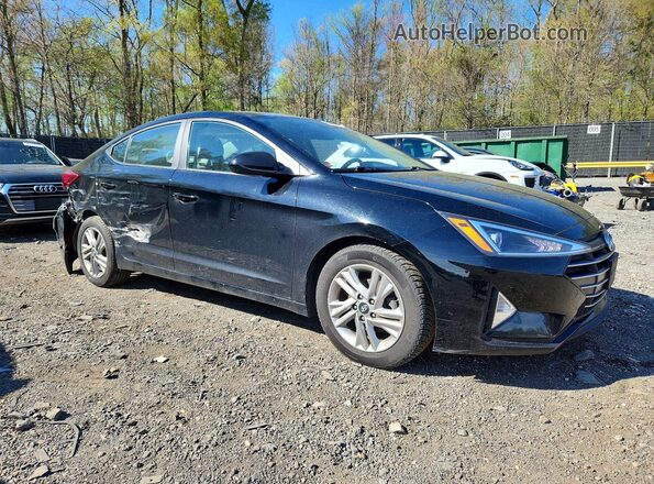 KMHD84LF4LU051155 2020 HYUNDAI ELANTRA Черный Передняя правая четверть