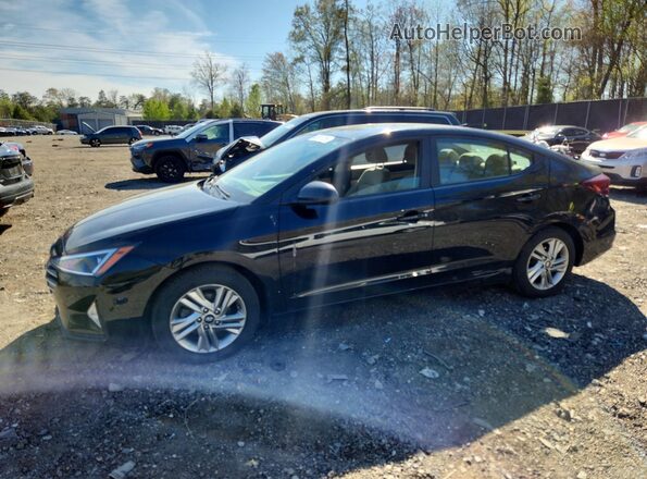 KMHD84LF4LU051155 2020 HYUNDAI ELANTRA Черный Передняя левая четверть