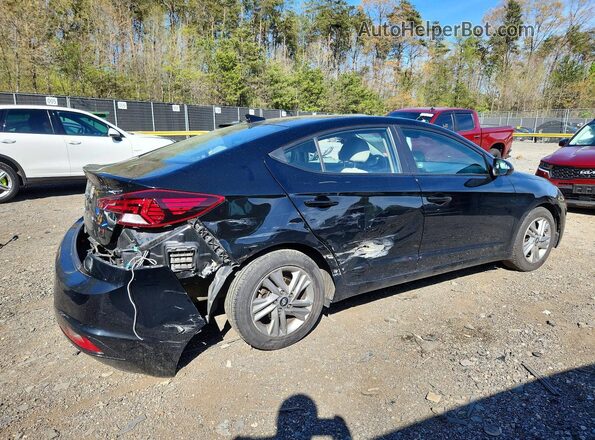 KMHD84LF4LU051155 2020 HYUNDAI ELANTRA Черный Задняя правая четверть