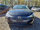 2020 Hyundai Elantra Sel Черный vin: KMHD84LF4LU051155