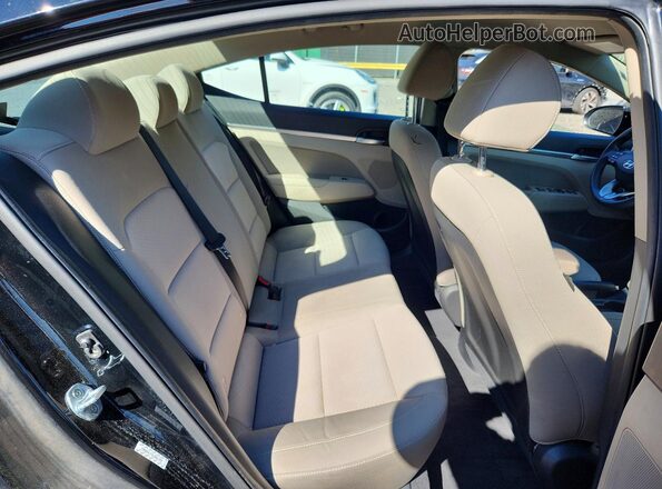 KMHD84LF4LU051155 2020 HYUNDAI ELANTRA Черный Вид задних сидений