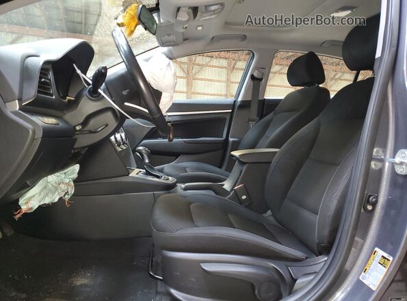 KMHD84LF4LU973201 2020 HYUNDAI ELANTRA Gray Вид салону спереду