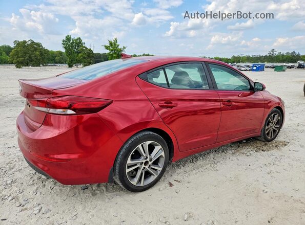 KMHD84LF5HU426056 2017 HYUNDAI ELANTRA Красный Задняя правая четверть