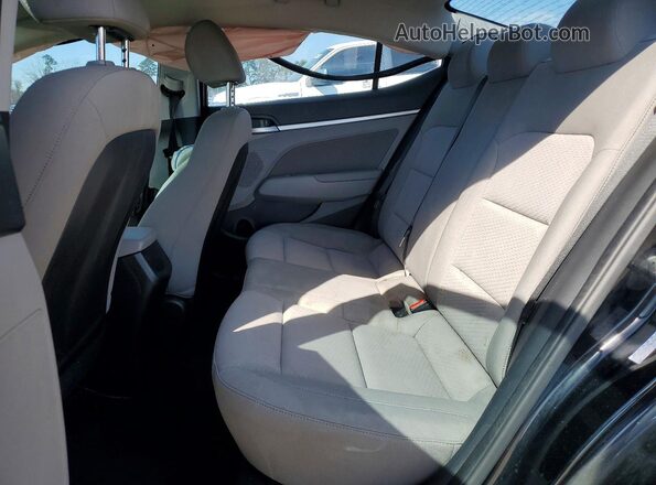 KMHD84LF5KU769960 2019 HYUNDAI ELANTRA Black Հետևի նստատեղերի տեսք