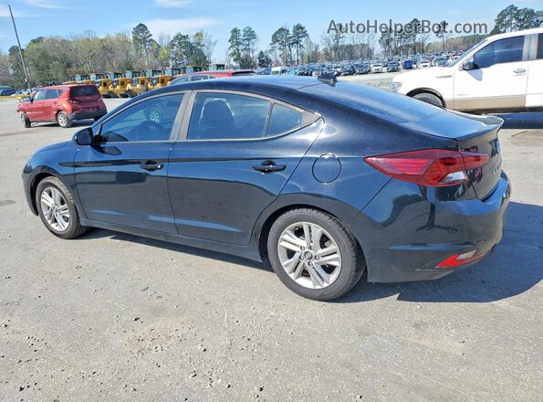 KMHD84LF5KU769960 2019 HYUNDAI ELANTRA Black Հետևի ձախ