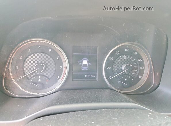 KMHD84LF5KU769960 2019 HYUNDAI ELANTRA Black Սարքավորումների վահանակի տեսք