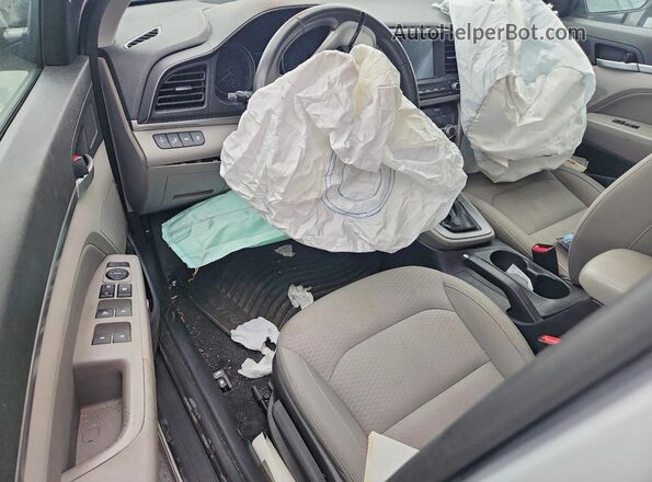 KMHD84LF5LU107314 2020 HYUNDAI ELANTRA Серебряный Вид панели приборов