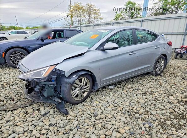 KMHD84LF5LU107314 2020 HYUNDAI ELANTRA Серебряный Передняя левая четверть