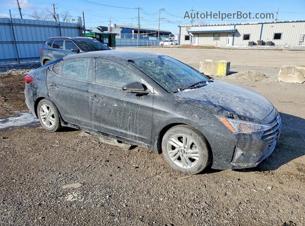 KMHD84LF5LU951904 2020 HYUNDAI ELANTRA Black წინა მარჯვენა