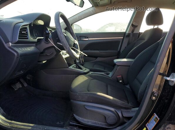 KMHD84LF5LU951904 2020 HYUNDAI ELANTRA Black წინა სალონის ხედი