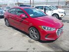 2017 Hyundai Elantra Se Red vin: KMHD84LF6HU402848