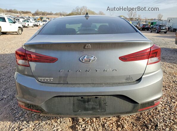 KMHD84LF6KU764654 2019 HYUNDAI ELANTRA Серый Вид сзади