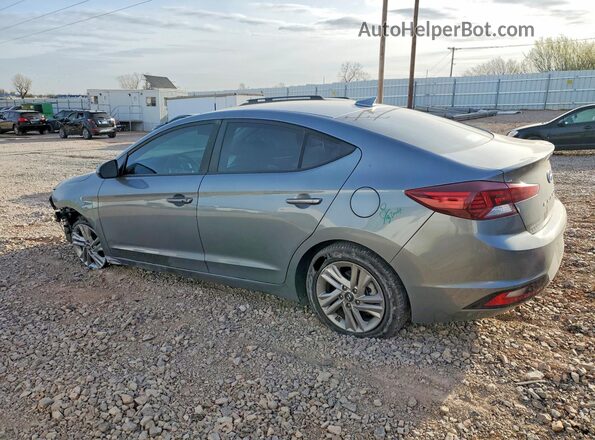 KMHD84LF6KU764654 2019 HYUNDAI ELANTRA Серый Задняя левая четверть
