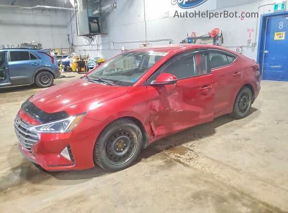 KMHD84LF6KU873339 2019 HYUNDAI ELANTRA Red Front left