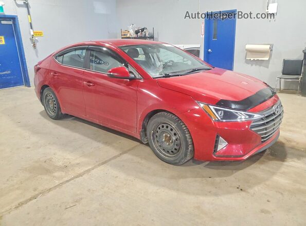 KMHD84LF6KU873339 2019 HYUNDAI ELANTRA Red Front right