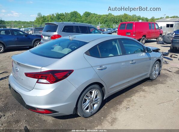 KMHD84LF6LU927918 2020 HYUNDAI ELANTRA Серебряный Задняя правая четверть