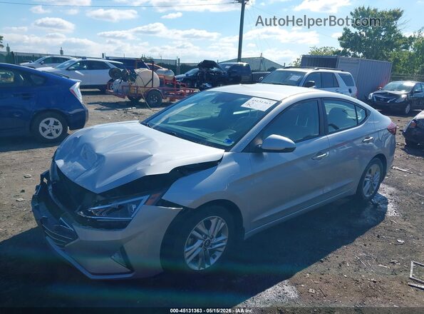 KMHD84LF6LU927918 2020 HYUNDAI ELANTRA Серебряный Передняя левая четверть
