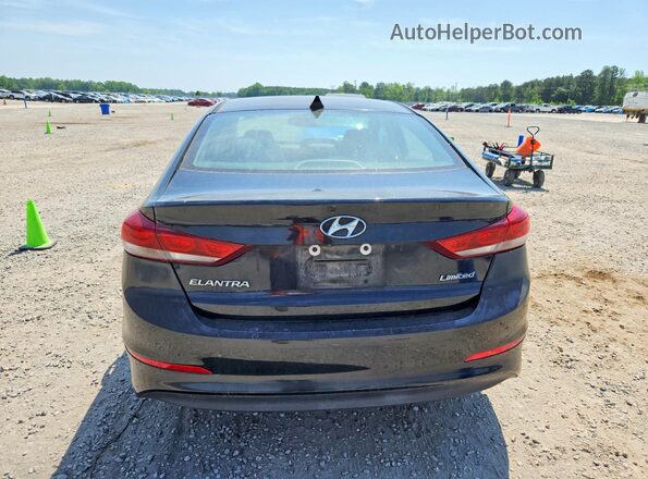 KMHD84LF7HU116099 2017 HYUNDAI ELANTRA Black Vista trasera
