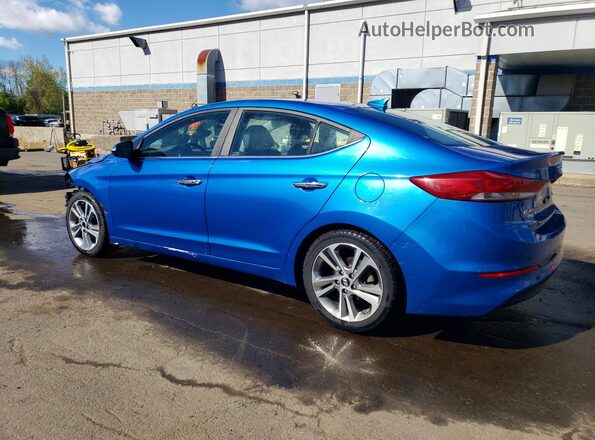 KMHD84LF7HU227350 2017 HYUNDAI ELANTRA Blue Tył lewy