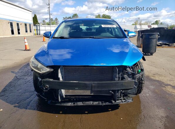 KMHD84LF7HU227350 2017 HYUNDAI ELANTRA Blue Widok z przodu