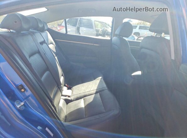 KMHD84LF7HU227350 2017 HYUNDAI ELANTRA Blue Widok tylnych siedzeń