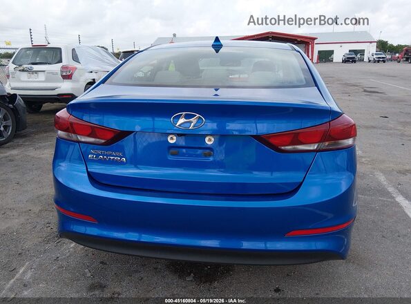 KMHD84LF7JU609089 2018 HYUNDAI ELANTRA Синий 