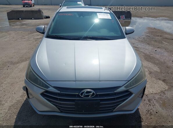 KMHD84LF7KU851544 2019 HYUNDAI ELANTRA Silver Widok zestawu wskaźników