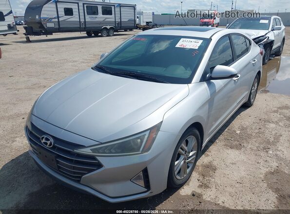 KMHD84LF7KU851544 2019 HYUNDAI ELANTRA Silver Widok z przodu