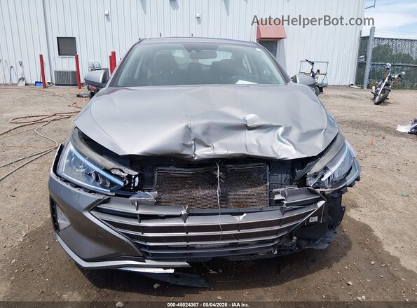 KMHD84LF7LU092301 2020 HYUNDAI ELANTRA Gray Widok zestawu wskaźników