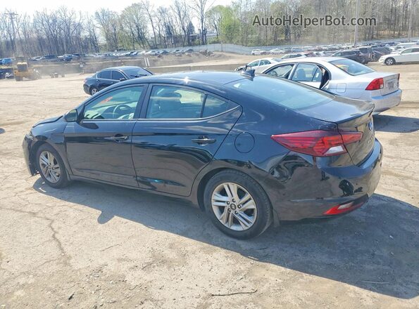 KMHD84LF7LU101482 2020 HYUNDAI ELANTRA Black Հետևի ձախ