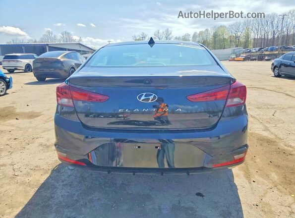 KMHD84LF7LU101482 2020 HYUNDAI ELANTRA Black Հետևի տեսք