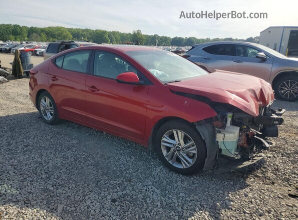 KMHD84LF7LU995239 2020 HYUNDAI ELANTRA Красный Передняя правая четверть