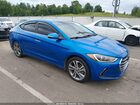 2017 Hyundai Elantra Limited Blue vin: KMHD84LF8HU074915
