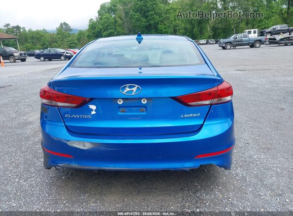 KMHD84LF8HU283068 2017 HYUNDAI ELANTRA Синий 