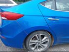 2017 Hyundai Elantra Limited Синий vin: KMHD84LF8HU283068