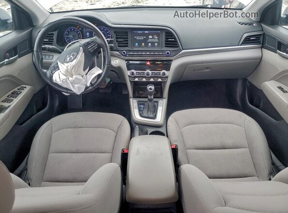 KMHD84LF8LU038280 2020 HYUNDAI ELANTRA Серебряный Вид панели приборов