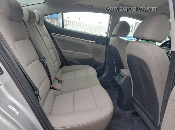 KMHD84LF8LU038280 2020 HYUNDAI ELANTRA Серебряный Вид задних сидений