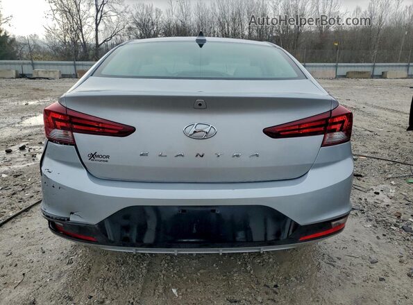 KMHD84LF8LU038280 2020 HYUNDAI ELANTRA Серебряный Вид сзади