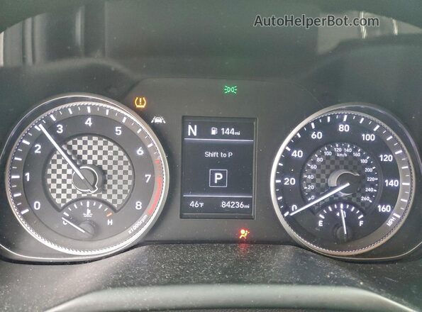 KMHD84LF8LU038280 2020 HYUNDAI ELANTRA Серебряный Вид щитка приборов